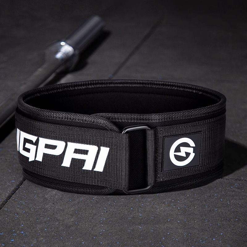 Cinturón en cuclillas de tirón duro para hombres deportes de cintura para mujeres fuerza de levantamiento de pesas entrenamiento de equipos profesionales de desmontaje rápido de botón comercio exterior