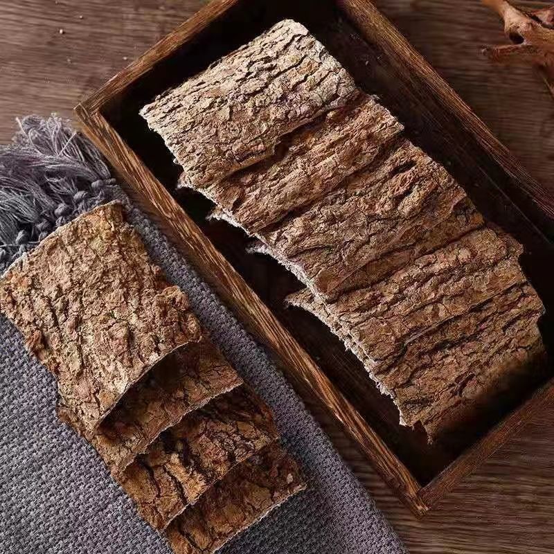 Fried Du Zhong Eucommia Bark Slices Traditional TCM Herb for Decoction and Wine Infusion 100g key features