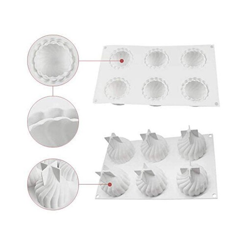 Large onion mousse mold white whirlwind mousse cake mold baking diy chocolate mold