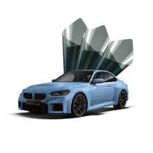 源厂高清4mil安全高隔热SA系列汽车防爆膜前档侧后挡车窗膜5G信号