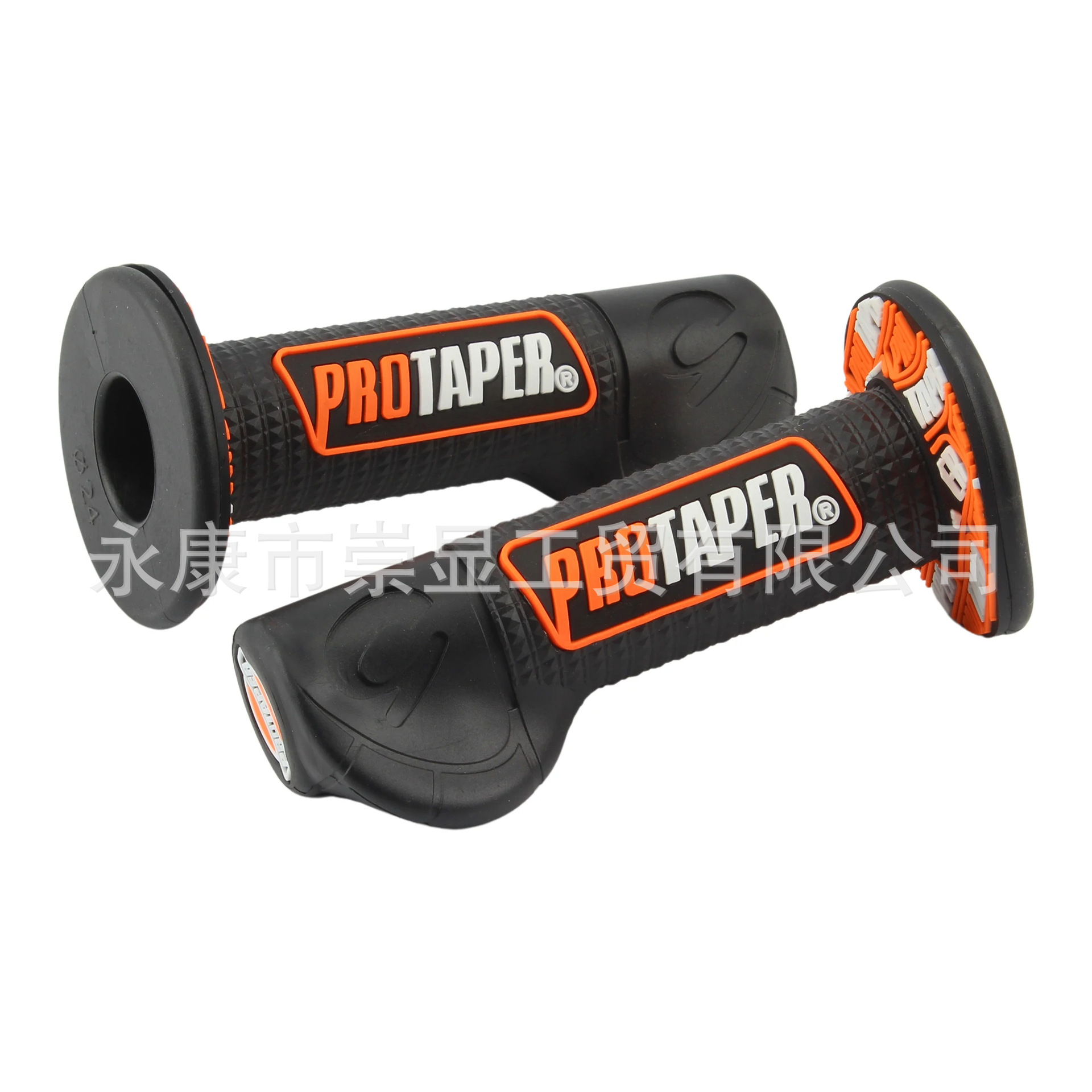 Universal Enduro Off-Road Motorcycle Handlebar Grips, Anti-Slip, Anti-Sweat, Shock-Absorbing, Wear-Resistant Modified Rubber Grip Accessories