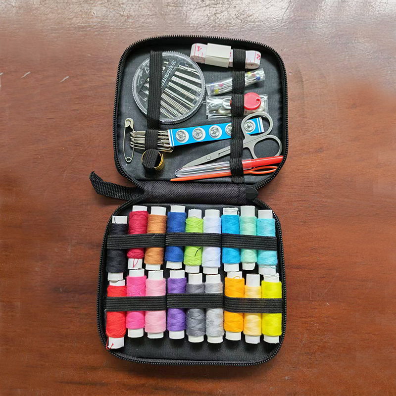 跨境Sewing kit 86pcs大容量针线包旅行实用套装家用便携针线盒