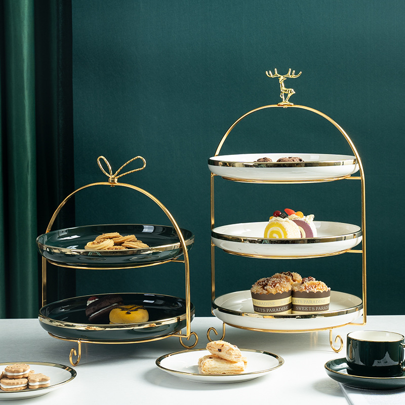 甜品架+盘