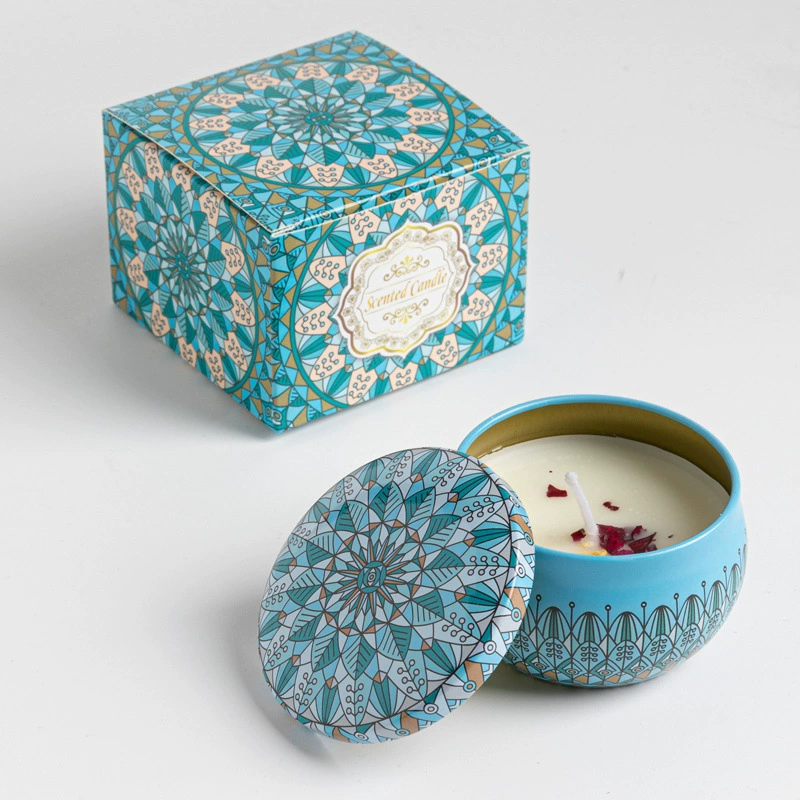 Aromatherapy, perfumed lavender candle
