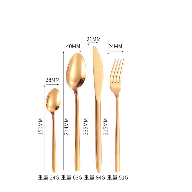 Oro rosa (4 puntos principales)