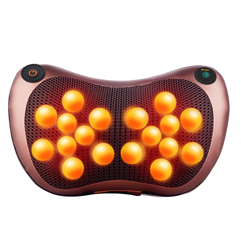 Comercio exterior multifuncional eléctrico columna cervical masaje almohada hombro cuello cintura hogar cuello coche de doble uso transfronterizo amasado masajeador