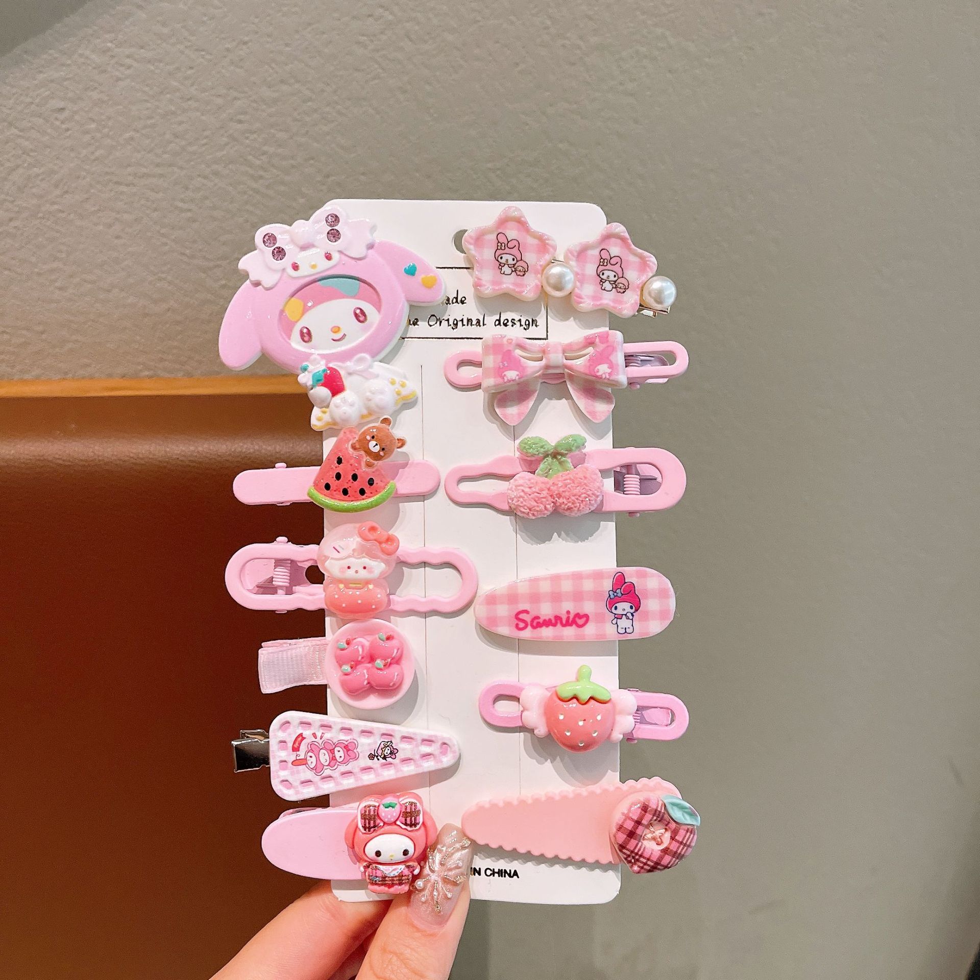 Dopamina lindos clips para el cabello bordes clips laterales clips para el cabello niños tocadillos clips para el cabello de boca de pato mujeres