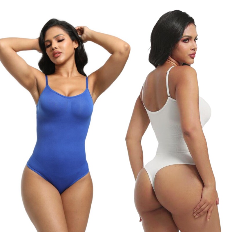 Amazon cross-border jumpsuit body shaping seamless waist hip lifting belly pants women's plus size tight postpartum underwear European and American