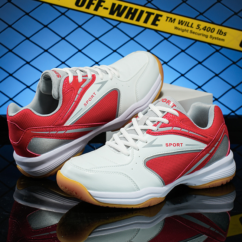 New professional shock-absorbing badminton shoes wholesale breathable comfortable non-slip wear-resistant men's and women's tennis shoes table tennis shoes