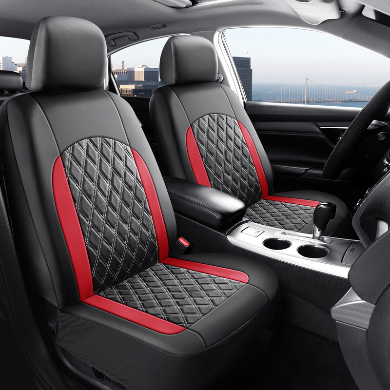 汽车坐垫SeatCover亚马逊热销座椅垫定制包装座套皮革座垫厂家|undefined