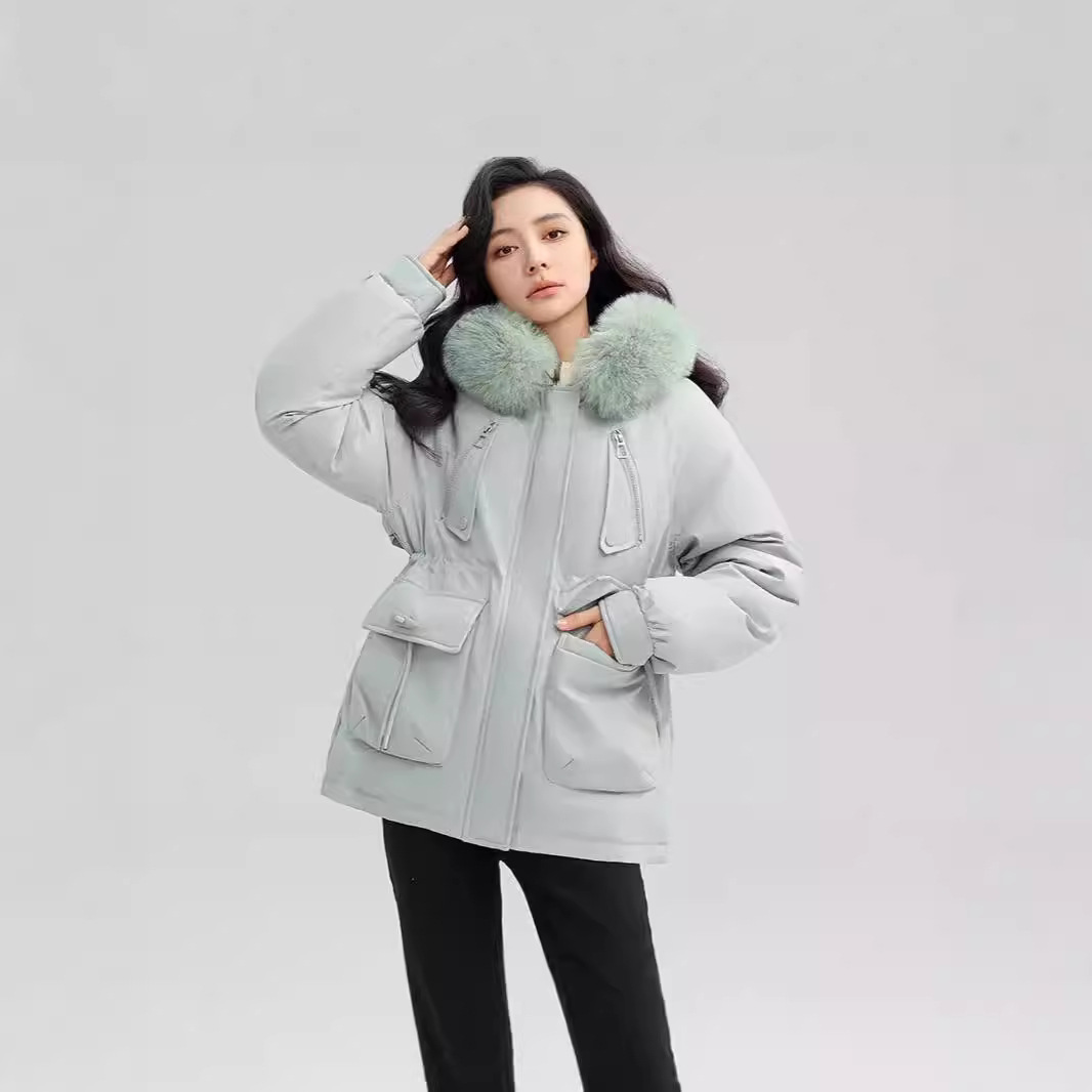 Paquiao mujer ropa de algodón de invierno nuevo estilo coreano suelto chaqueta de algodón interior de terciopelo grueso chaqueta de algodón