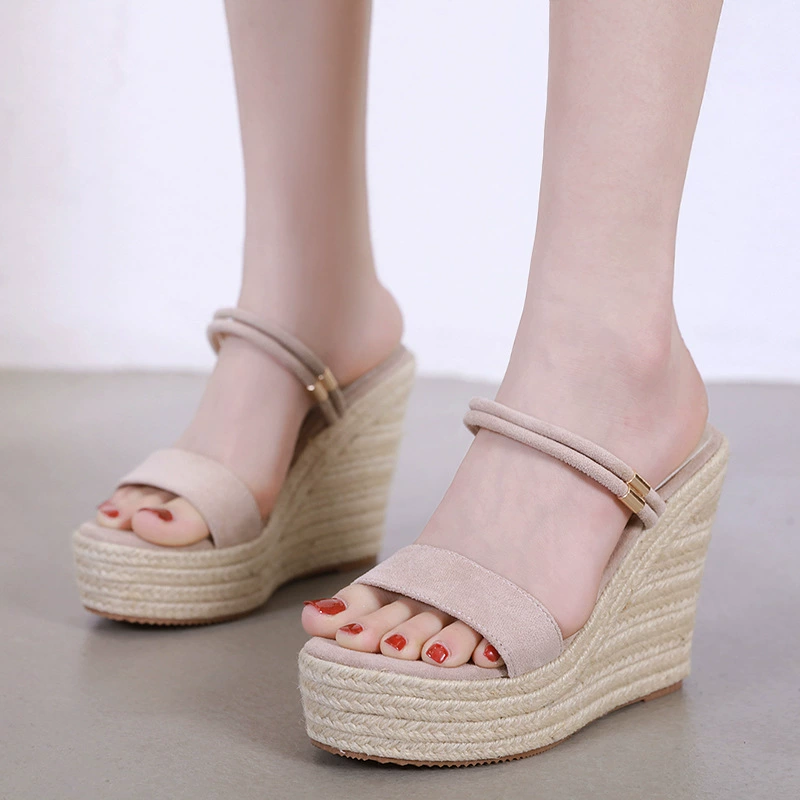 Модернизированный PUDFL на высоком каблуке водонепроницаемый стол полубуксировки сандалии модели от 34 до 39 ярдов