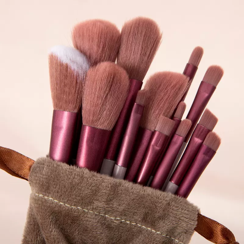 四季青13支化妆刷套装软毛眼影刷腮红刷散粉刷全套化妆刷子