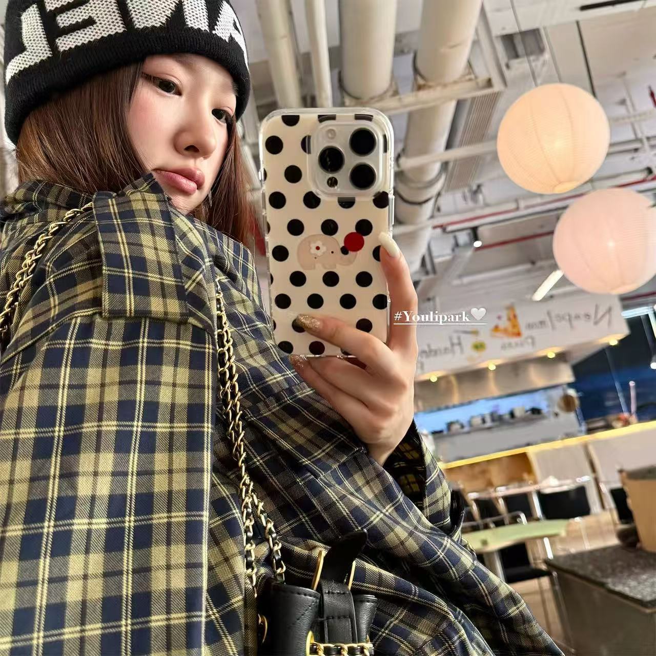 Cute Polka Dot Round-nosed Elephant Case For IPhone 16, Pro, 17 Pro Max, Full Coverage_voghion.com