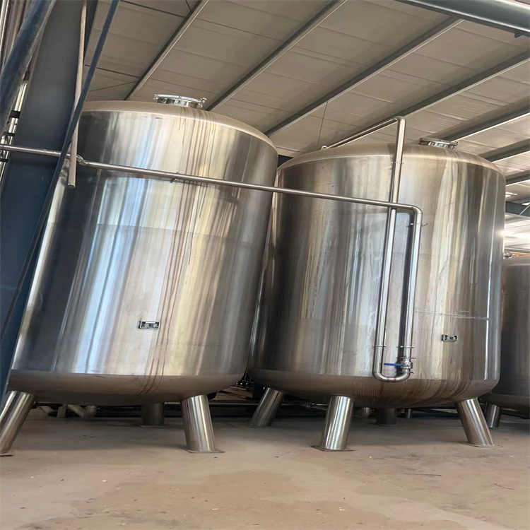二手立式不锈钢储存罐常压316材质搅拌罐50到100立方玻璃钢罐盛源