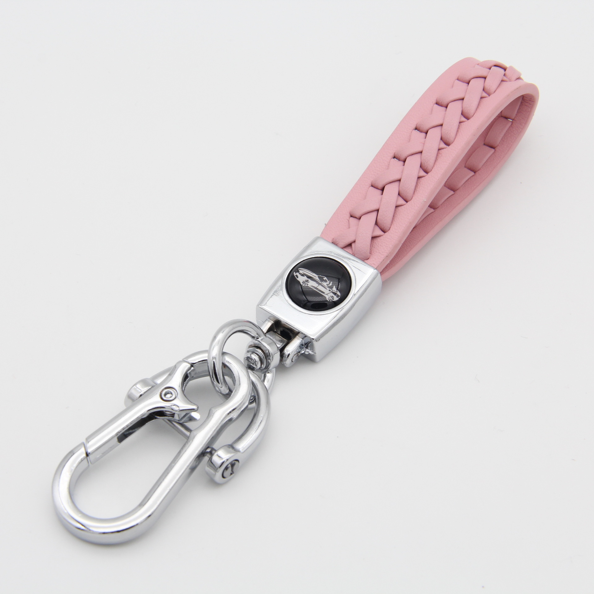 Simple cuerda trenzada llavero de coche de piel de oveja de alta calidad de cuero llavero transfronterizo minería caliente accesorios de regalo al por mayor