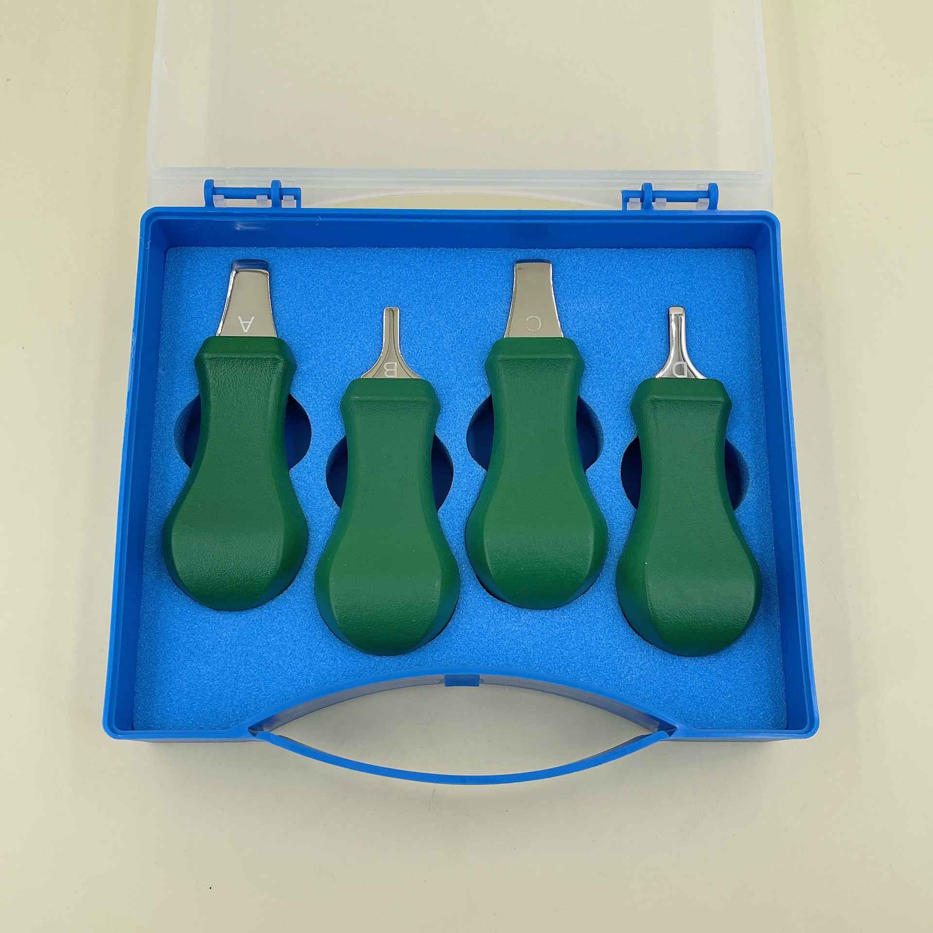 修表工具 瑞士进口HOROTEC 四支装 撬刀 撬底盖刀 开表刀 开盖器