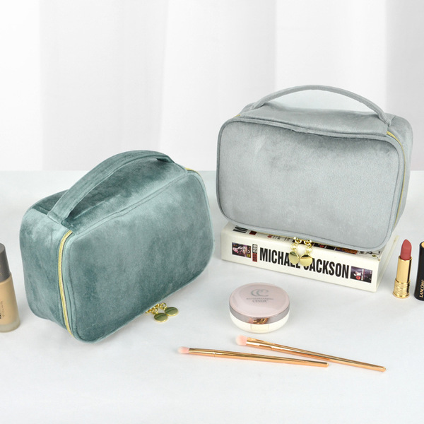 Small design capacious cosmetic bag