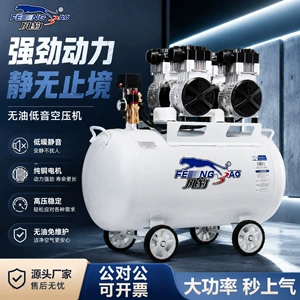 Fengbao Sənaye Hava Kompressoru 380V Avtomobil Təmiri Yağsız Yüksək Təzyiqli Hava Nasosu