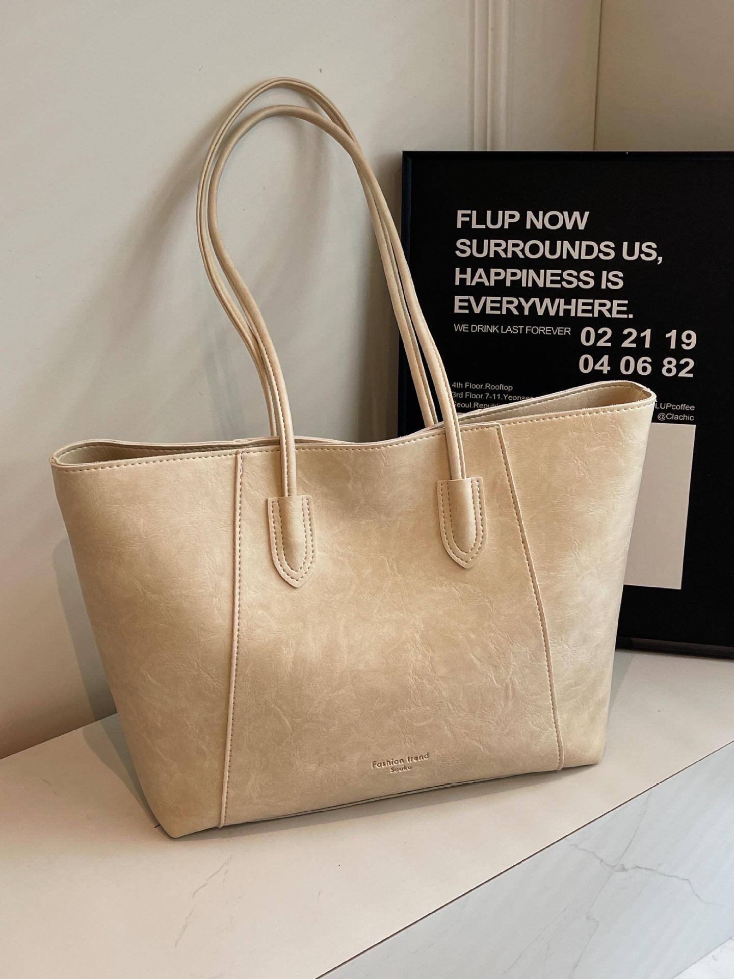 Bolsa de mano transfronteriza de gran capacidad para mujeres 2025 nueva bolsa de brazo portátil de viaje de alta calidad bolso de hombro casual