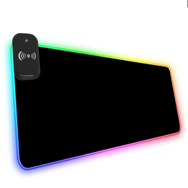 Transfronteriza al por mayor de fábrica nuevo patrón abstracto serie de carga inalámbrica mouse pad color mágico luminoso RGB mouse pad