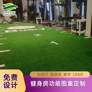 Hot Selling Functional Lawn Gym Scale Lawn Pattern Digital Personal Training Studio Carpet Simulated Lawn