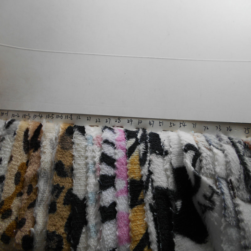 格子泡泡绒直棉绒豹纹斑马纹印花大颗粒羊羔绒单双面保暖毛绒面料