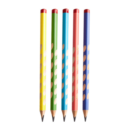 Selected】Coarse Rod Hole Hole Pencil Student HB Pencil Correction Pencil Laser Engraved Pencil Pencil Primary School Thick Hole