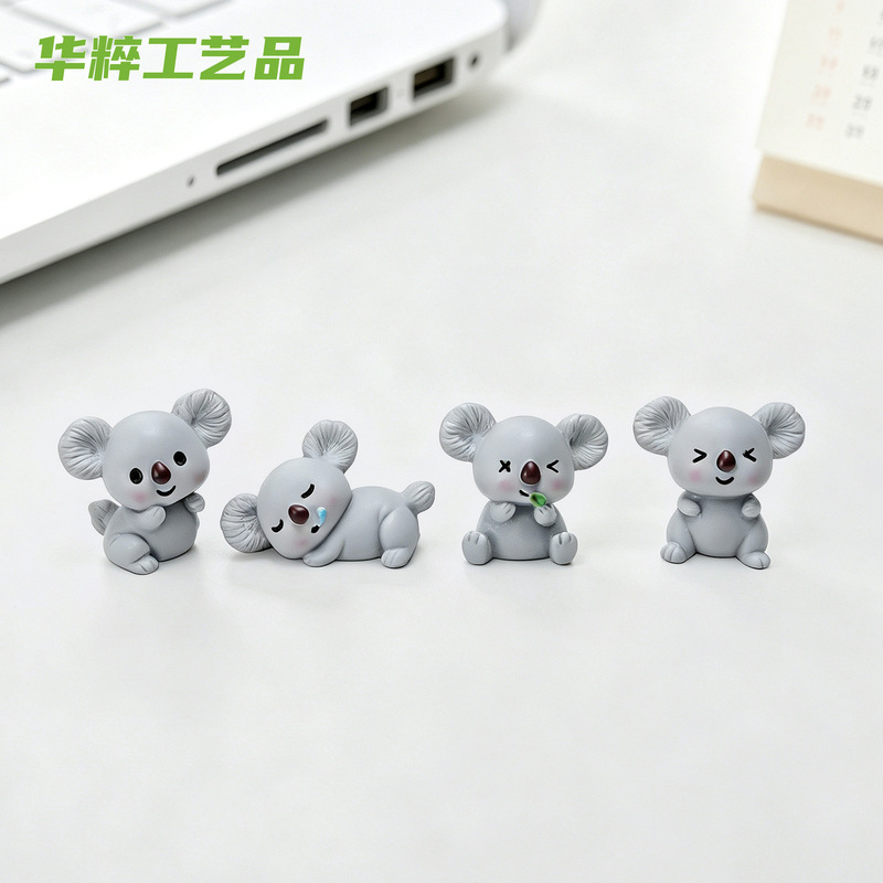 Micro Landscape Cartoon Cute Koala Desktop Ornaments DIY Dollhouse Landscaping Decoration Accessories Resin Crafts Micro Landscape Cartoon Cute Koala Desktop Ornaments DIY Dollhouse Landscaping Decoration Accessories Resin Crafts