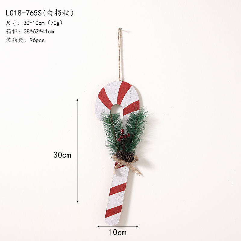 Puerta de madera de Navidad colgante de estilo retro americano colgante de pared puerta de cafeteria colgante de ventana de Navidad escena de disparo de props