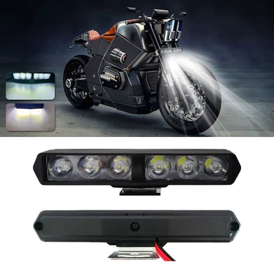 New 6-bead electric vehicle light, motorcycle LED headlight, super bright spotlight, 12V high-power bulb, waterproof, external modification