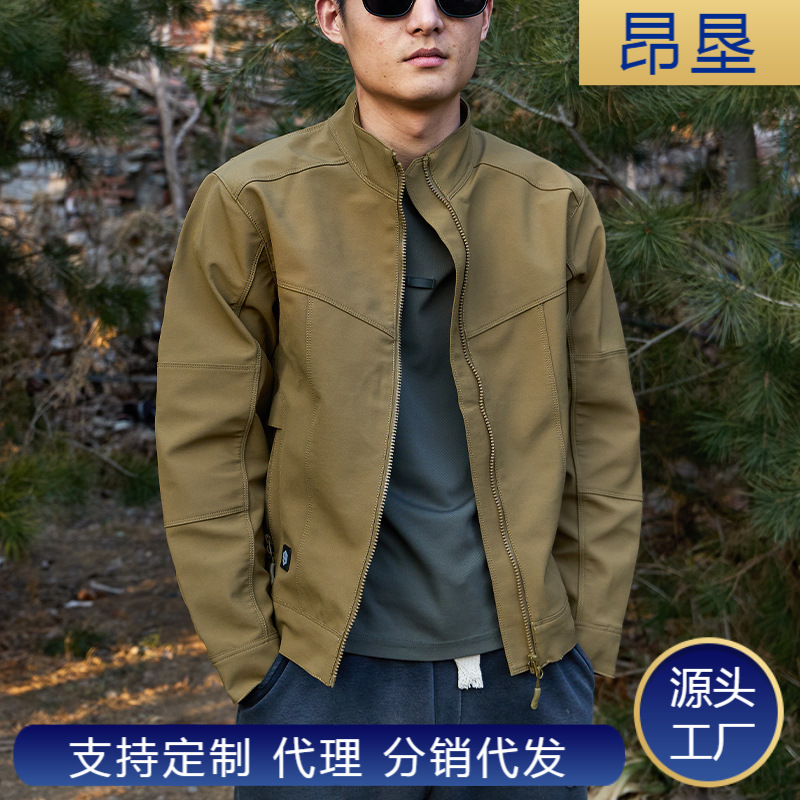 Spring and Autumn Outdoor Tactical Assassin Jacket Single Layer Men's Thin Executive Breathable Multi-Pocket Tactical Clothing Jacket