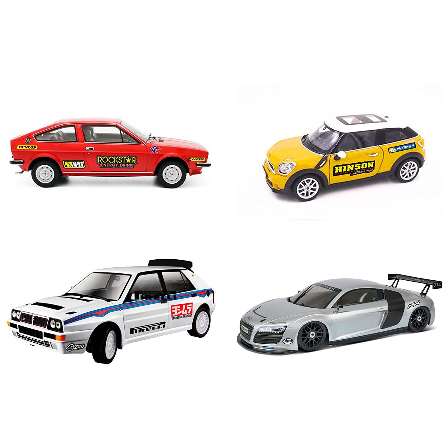 Italia Amazon motocicleta pegatinas casco bicicleta personalidad pegatinas coche scooter pequeñas pegatinas