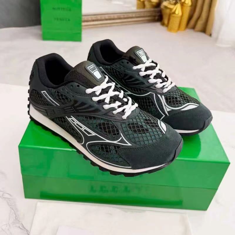 【Wang Yibo Same Style Bv】Retro Mesh Dad Shoes Non-Slip Forrest Gump Sports Ultra-Light Casual Silver Running Shoes