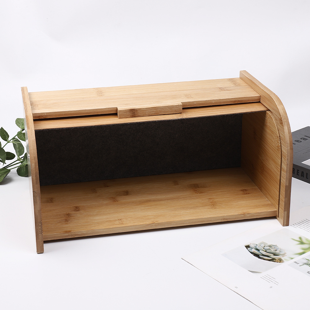 Caja de pan japonesa multicapa de bambú nan cocina caja de almacenamiento de pan portátil de madera caja de almacenamiento de alimentos de madera doméstica image 3
