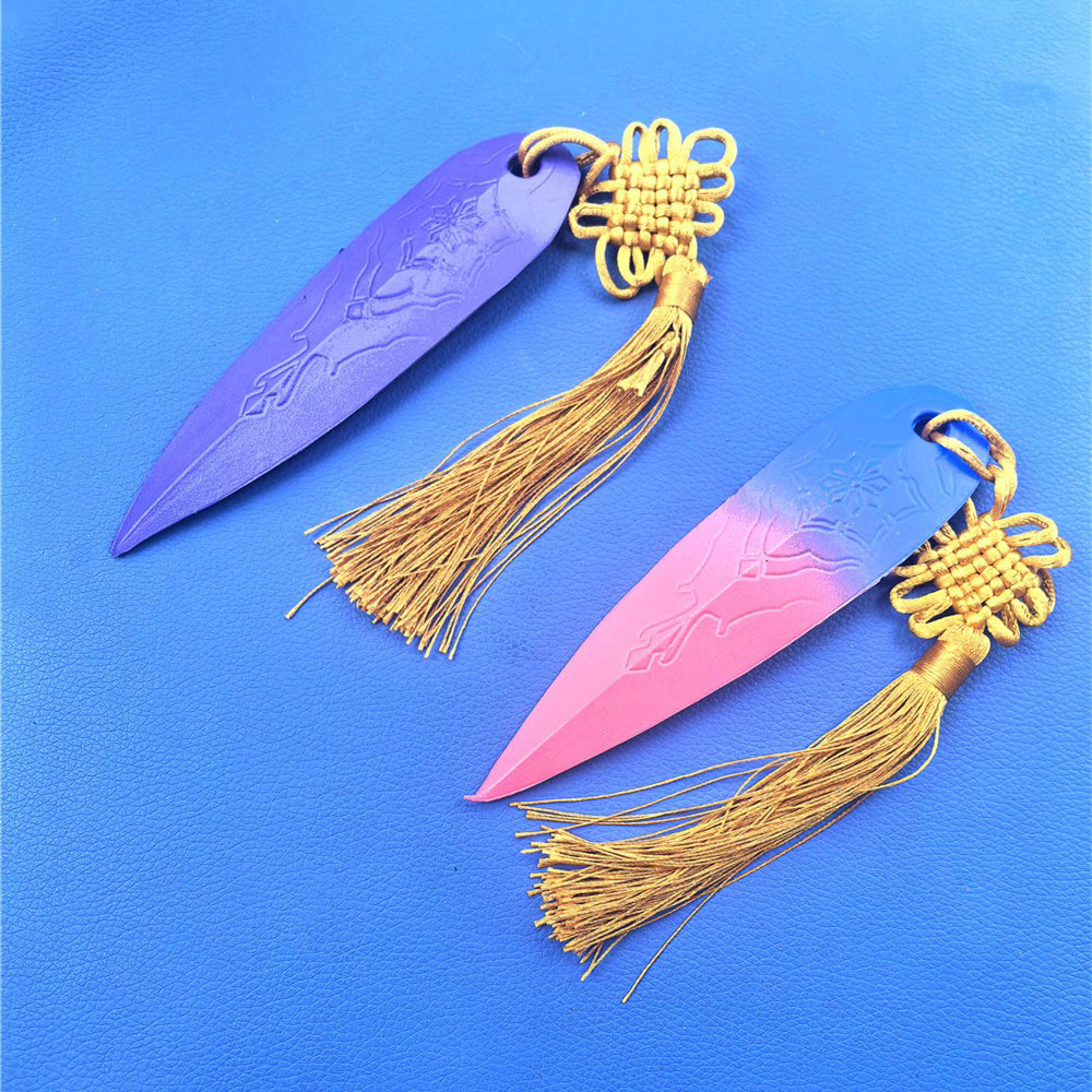 Pu Plastic Demon Slayer Game Peripheral Cosplay Props Weapon Sword Ruby Broadsword Darts Unedged