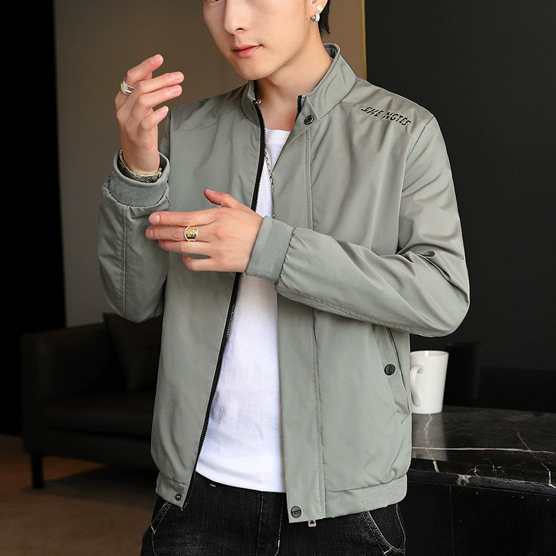Мужская куртка осень 2024 новая мужская молодежная мода свободные топы