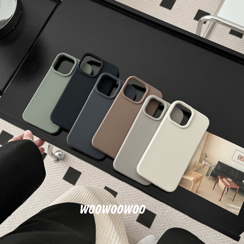 小衆高級感液体シリカゲル携帯ケースはリンゴ14 iphone15 promaxの新型13/12/11カップルのシンプルな純色15pro全包転倒防止保護ケースを適用している|undefined