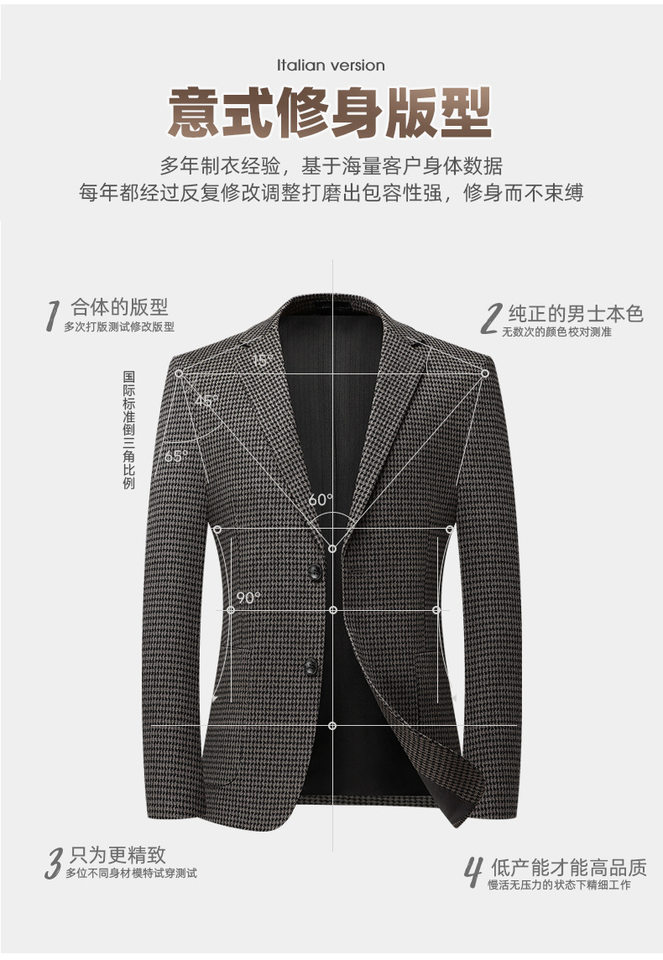Áo vest nam dệt kim chống nhăn dáng ôm kiểu công sở mùa thu đông — 3308 Cao bồi xanh, 3320 màu nâu, 3352 Tro Sâu, 5553 xám mỏng chi tiết 5