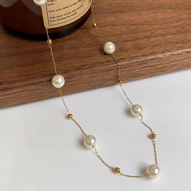 10g Weight 0.03µm-0.05µm Gold Plating Thickness PVD Coated Gold Plating Process PVD Coated Real Gold Plated 18K Gold Geometric 304 Stainless Steel Elegant Waterproof Non Tarnish 304 Stainless Steel Necklace