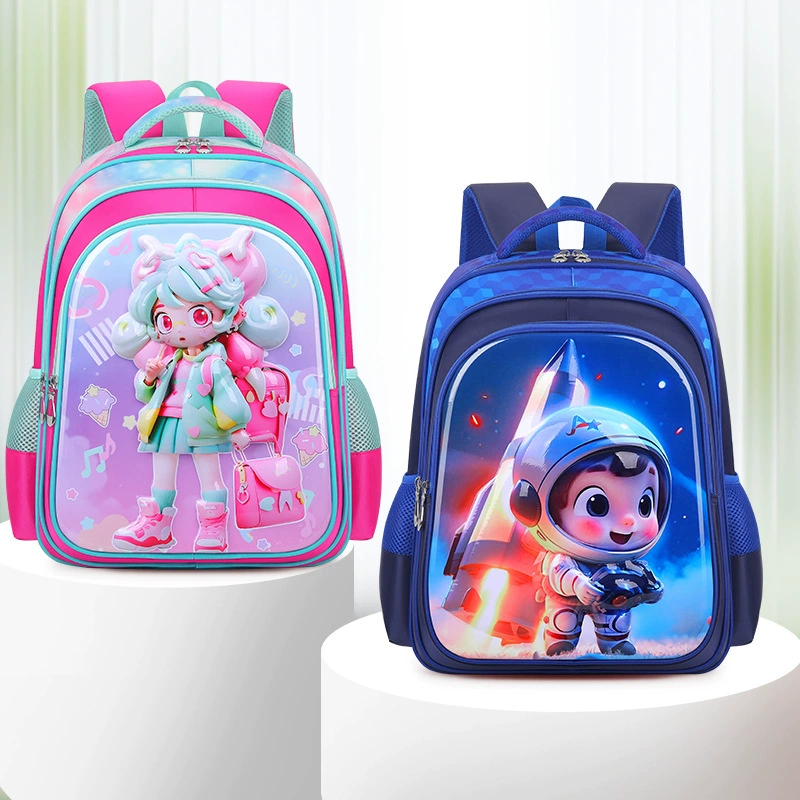 Карикатурный школьный рюкзак, детский милый backpack лёгкий, 1–6 лет, носится через плечо
