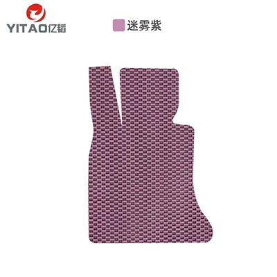 Eco-friendly, odorless TPE rubber latex waterproof: Ayaqaltılar (Kovriklər) - standard-model-misty-purple-drivers-side-one-piece