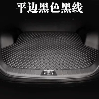 Trunk Mat – Car Interior Decoration Modification - black-black-line-flat-edge-ordinary-ultra-thin-model-15-21-snow-iron-dragon-c3-xr-special