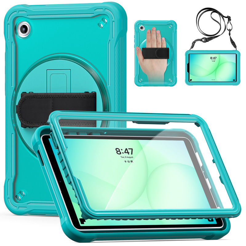 Suitable for iPad Air13 2024 Tablet Protective Case iPad Pro13 Rotating Hand Strap Anti-Fall Bracket Shell