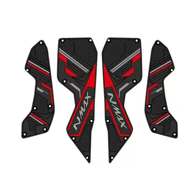 Suitable for Yamahanmax155Tubro Rubber Anti-Slip Foot Pedals and Foot Pads, Cross-Border Factory Wholesale Scooters (Electric vehicle foot mat) - red