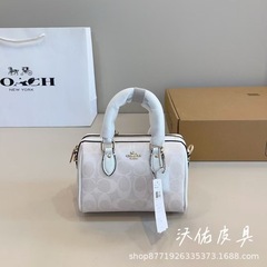 Rowan ボストンバッグ ショルダーバッグ 斜め掛けバッグ ピローバッグ ハンドバッグ レディース ミニバッグ シンプル 多用途