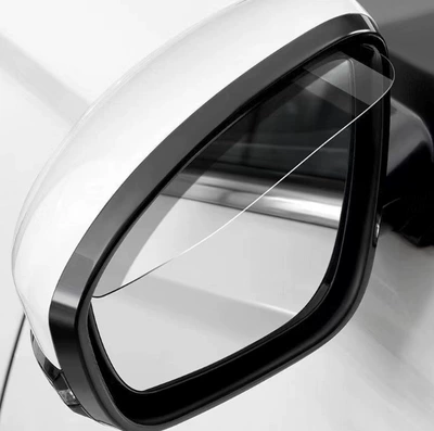 Car Rearview Mirror Rain Rearview mirror rainproof sticker - rearview-mirror-rain-eyebrow-transparent-model-2-pieces