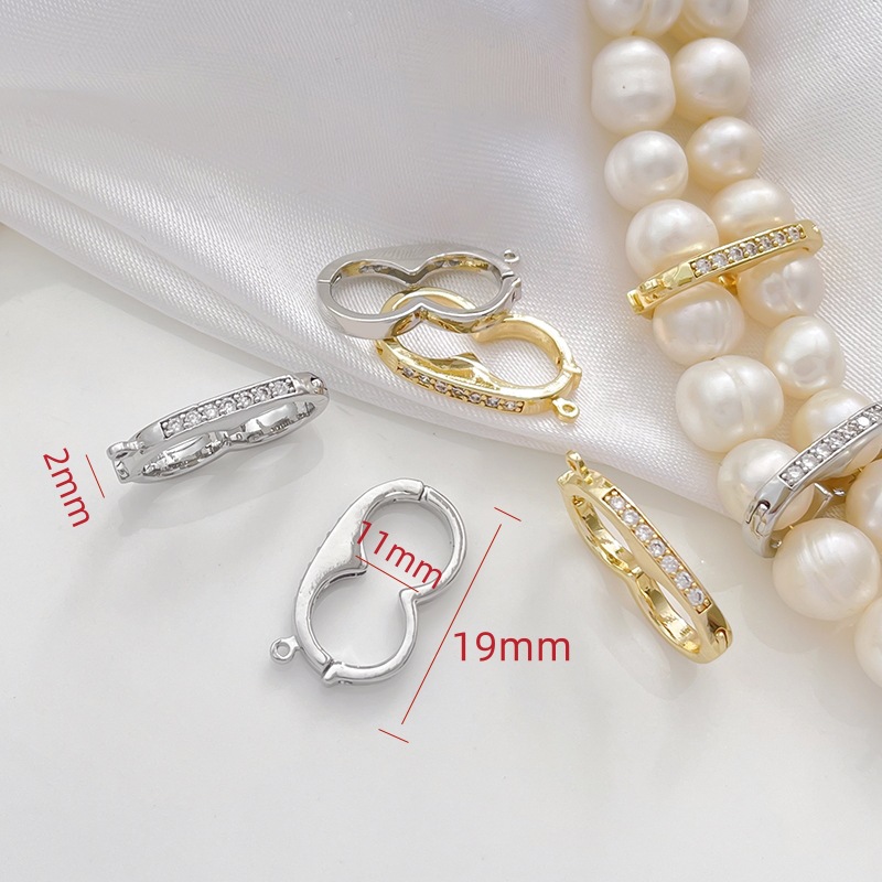 1 Piece Copper Zircon Solid Color IG Style Simple Style display picture 1