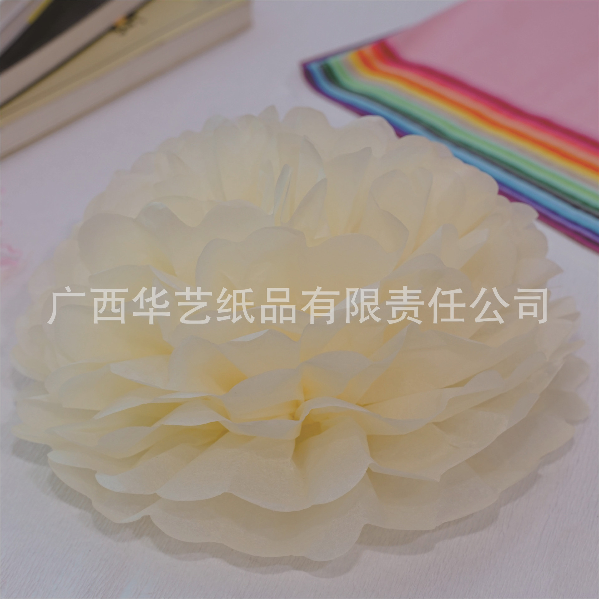 Bola de Flores de Papel Decorativo para Boda y Fiesta de Cumpleaños