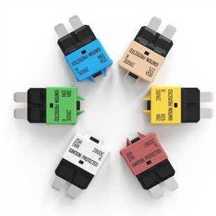 6 pack resettable fuse ATC/ATO circuit breaker fuse 5A10A15A20A25A30A hybrid E39
